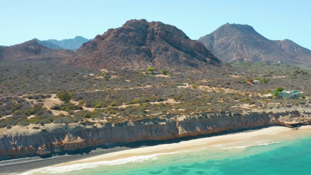 Gentle Ocean Waves on a Sandy Shore