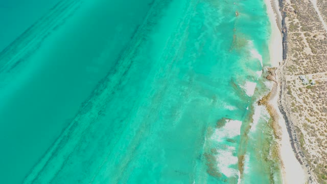 Gentle Ocean Waves on Sandy Beach Shoreline