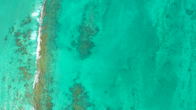 CABO PULMO BCS MEXICO-2021: Gentle Ocean Waves Lapping Sandy Shoreline