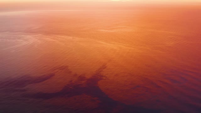 CABO PULMO BCS MEXICO-2021: Sunset Glow on Rippling Ocean Water