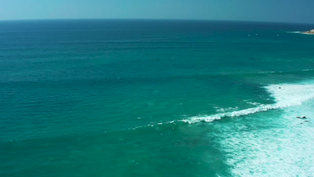 MARQUIS LOS CABOS BCS MEXICO-2021: Wave Breaking in Turquoise Ocean Waters