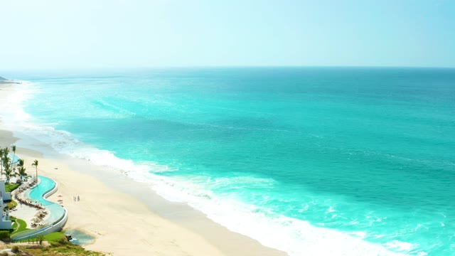 MARQUIS LOS CABOS BCS MEXICO-2021: Coastal Beach with Turquoise Waters and Changing Shoreline