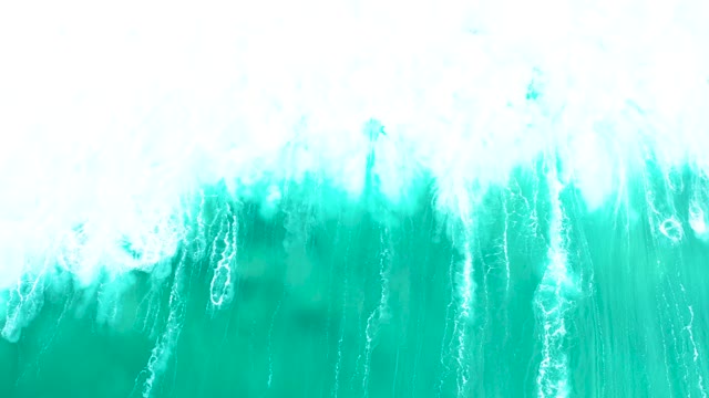 MARQUIS LOS CABOS BCS MEXICO-2021: Surfer in a Curling Turquoise Ocean Wave
