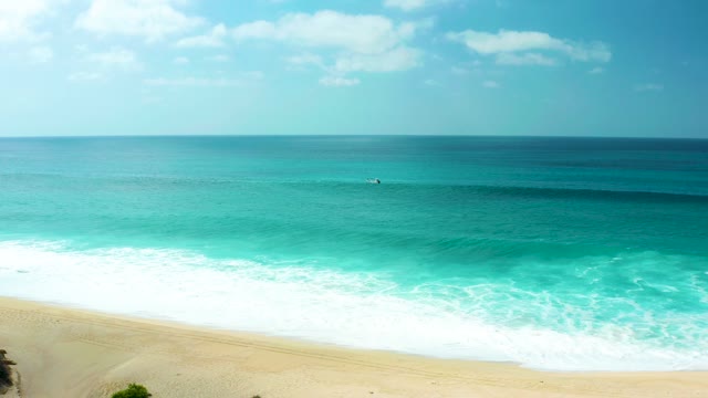 MARQUIS LOS CABOS BCS MEXICO-2021: Waves Rolling Toward Sandy Beach Shoreline