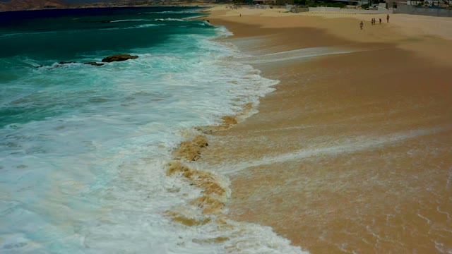 DREAMS LOS CABOS BCS MEXICO-2021: Ocean Waves Crashing on Sandy Beach