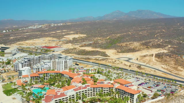 DREAMS LOS CABOS BCS MEXICO-2021: Car Moving on Road near Resort Complex