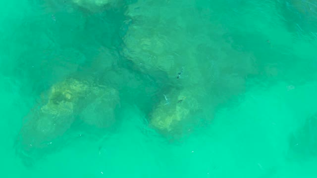 DREAMS LOS CABOS BCS MEXICO-2021: Shallow Turquoise Water Over Underwater Rocks