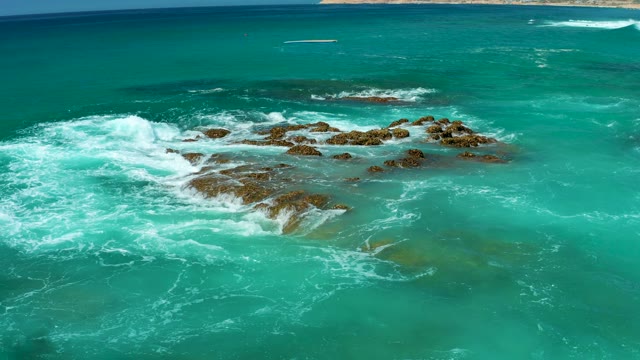 DREAMS LOS CABOS BCS MEXICO-2021: Waves Crashing Against Rocky Ocean Formations