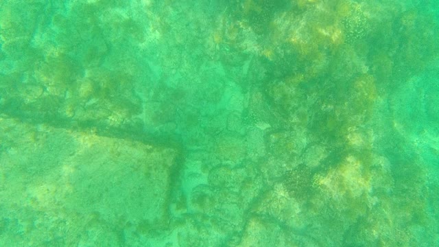 PALMILLA LOS CABOS BCS MEXICO-2021: Underwater Stone Formations on Seabed Passing by
