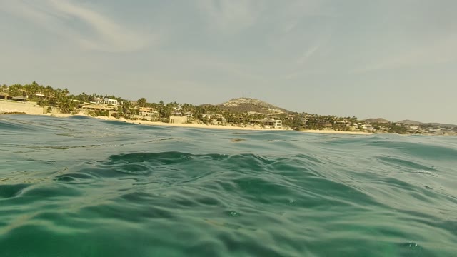 PALMILLA LOS CABOS BCS MEXICO-2021: Underwater to Coastal Shoreline View Transition
