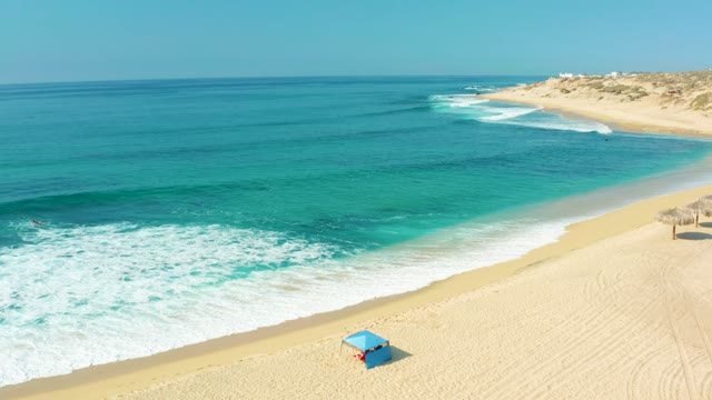 SHIPWRECKS LOS CABOS BCS MEXICO-2021: Gentle Waves Rolling Onto a Sandy Beach