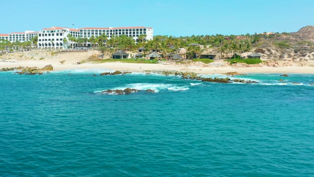 MARQUIS LOS CABOS MEXICO-2021: Coastal Resort with Turquoise Ocean and Rocky Shoreline