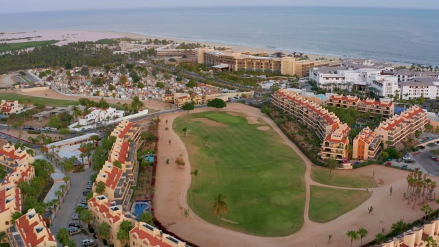 SAN JOSE DEL CABO MEXICO-2021: Resort Complex with Golf Course and Ocean View