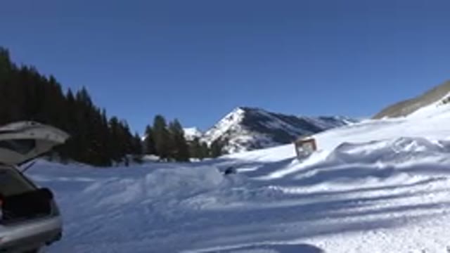 CRESTED BUTTE COLORADO-2015: Beautiful Mountain Covered By Snow That Invites Us