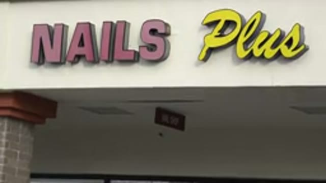 WESTMINSTER COLORADO-2015: A Nail Salon That Is Part Of A Strip Mall With A