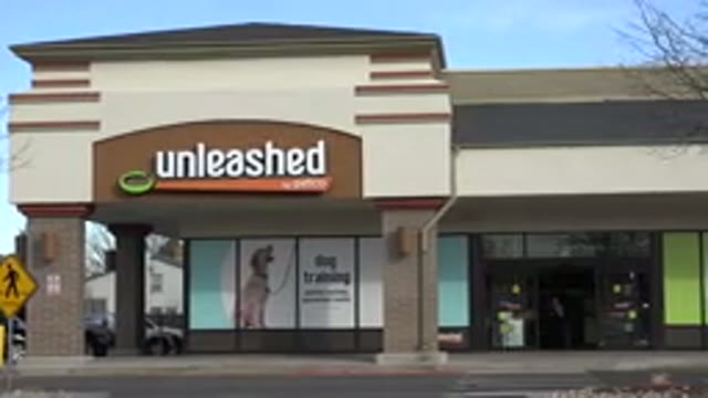 WESTMINSTER COLORADO-2015: Facade Of A Retail Store With Trees And Sky