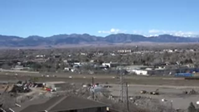 WESTMINSTER COLORADO-2015: Mountains Blue Sky And Light Traffic On A Clear Day
