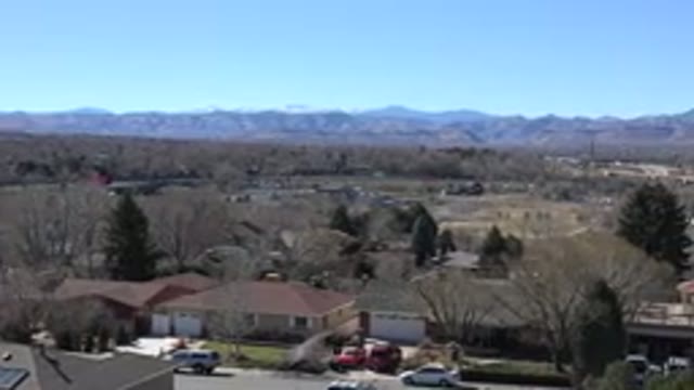 WESTMINSTER COLORADO-2015: Gigantic Mountains And Blue Sky On A Clear Sunny Day