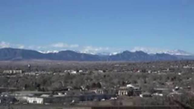 WESTMINSTER COLORADO-2015: Beautiful Mountains And Blue Sky On A Clear Sunny Day