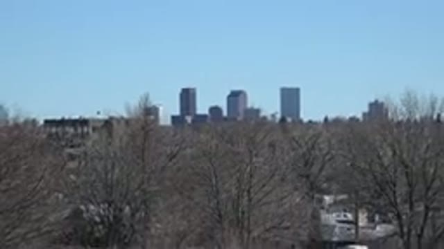 WESTMINSTER COLORADO-2015: Skyline With Tall Buildings And Houses In Suburban Area