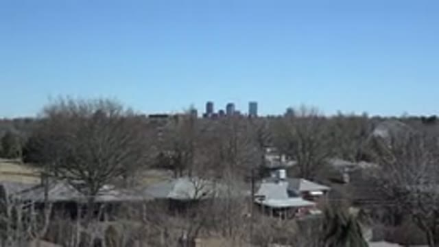 WESTMINSTER COLORADO-2015: Suburban Area With City Skyline In The Background
