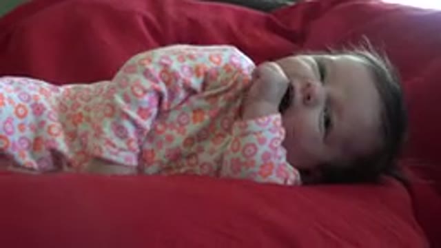 WESTMINSTER COLORADO-2015: Baby Laying On A Couch And Fidgeting Around