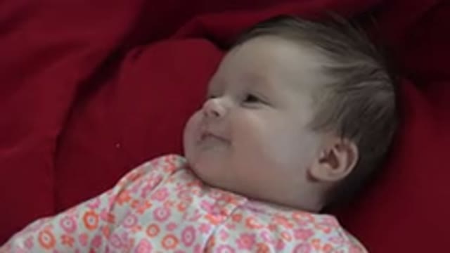 WESTMINSTER COLORADO-2015: Beautiful Newborn Baby Smiling Brightly in Pajamas