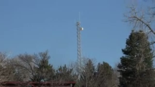 ARVADA COLORADO-2015: Radiation Pole Being Built Above My Colorado Home