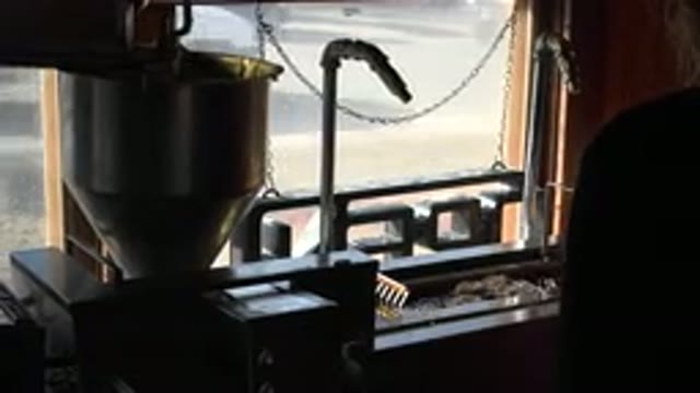 NEDERLAND COLORADO-2015: Small Object In A Fryer From Inside Of A