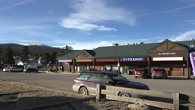 NEDERLAND COLORADO-2015: Strip Mall Composed Of A Bunch Of Smaller Shops