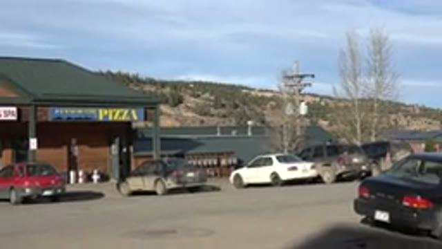NEDERLAND COLORADO-2015: It's A Nice Day In This Small Town Parking Lot