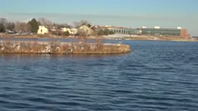 WESTMINSTER COLORADO-2015: A Calm And Beautiful Lake With Blue Water And Shoreline