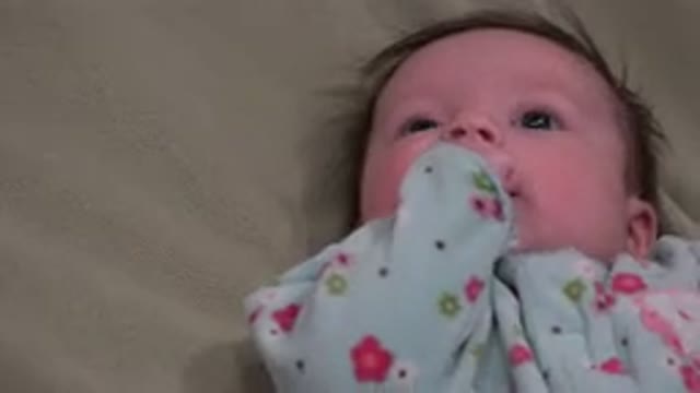 WESTMINSTER COLORADO-2015: Little Baby in Cute Floral Pajamas Pink and Green