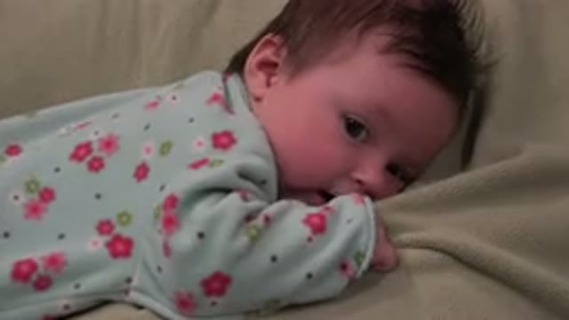 WESTMINSTER COLORADO-2015: Adorable Cute Baby On White Blanket