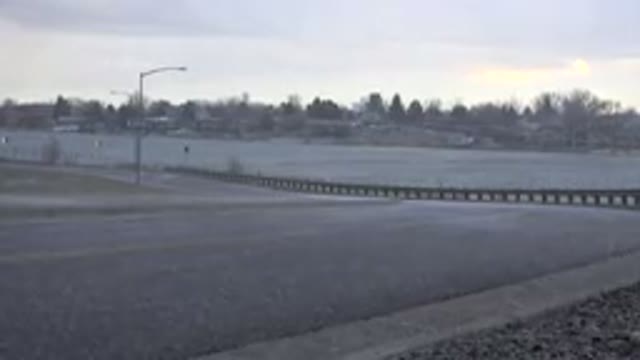 WESTMINSTER COLORADO-2015: Panoramic View of City in Rainy Day with Vegetation