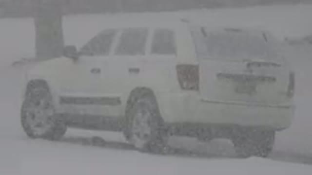 WESTMINSTER COLORADO-2015: An SUV Gets Snowed On While Parked