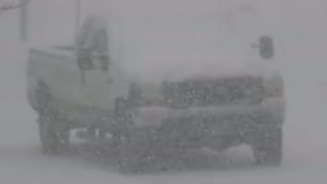 WESTMINSTER COLORADO-2015: Winter Snowfall and Car in Snowy Conditions