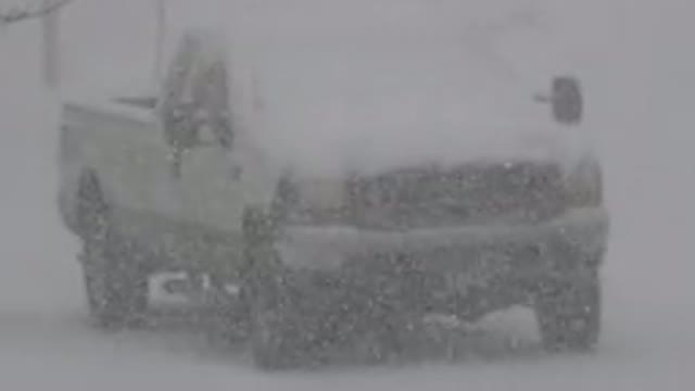 WESTMINSTER COLORADO-2015: Car Stopped In The Snow And Covered In Snow As It