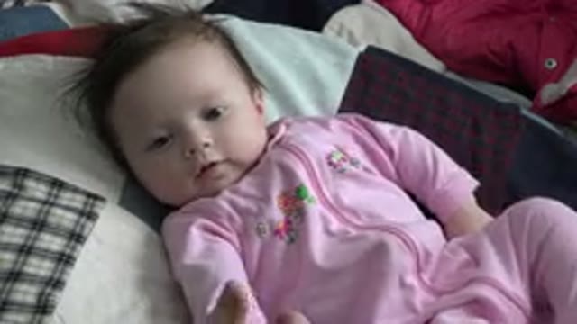 WESTMINSTER COLORADO-2015: Beautiful Baby Wearing Pink Clothes With Stylish Hair