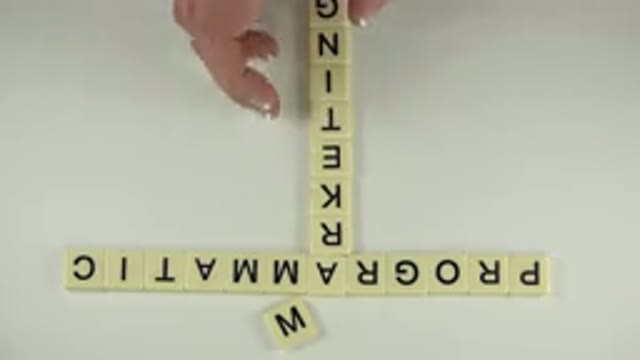 WESTMINSTER COLORADO-2015: Man Try To Adjust The Blocks By Letters