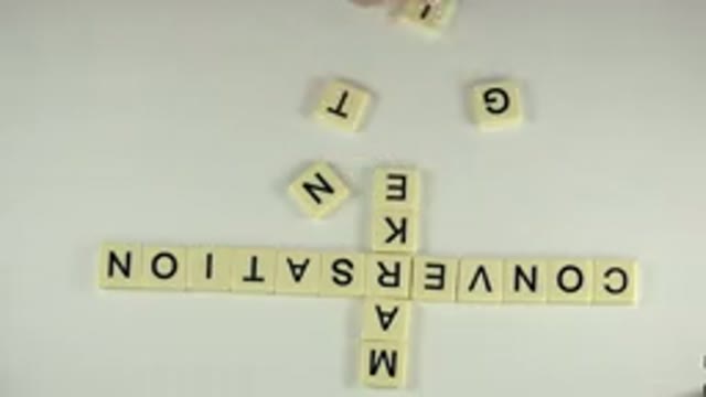 WESTMINSTER COLORADO-2015: People Playing Crosswords With Small Plastic Pieces
