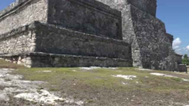 TULUM MEXICO-2015: Partial Ancient Stone City Or Village In Unknown Location