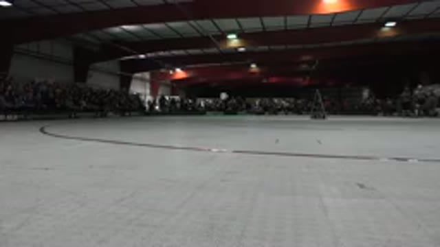 DENVER COLORADO-2015: Skating Competition Inside An Indoor Stadium