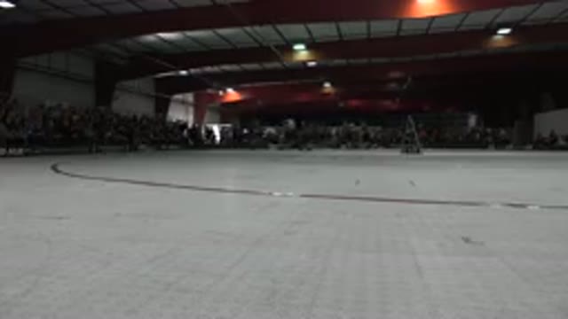 DENVER COLORADO-2015: A Crowd Has Gathered To Watch Roller Skater Begin Their