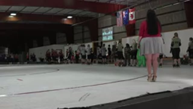 DENVER COLORADO-2015: Some Sort Of Sporting Competition With Both The American