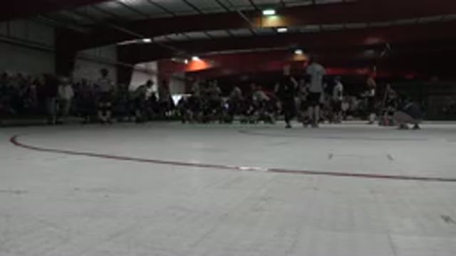 DENVER COLORADO-2015: Players Playing An Indoor Skating Game