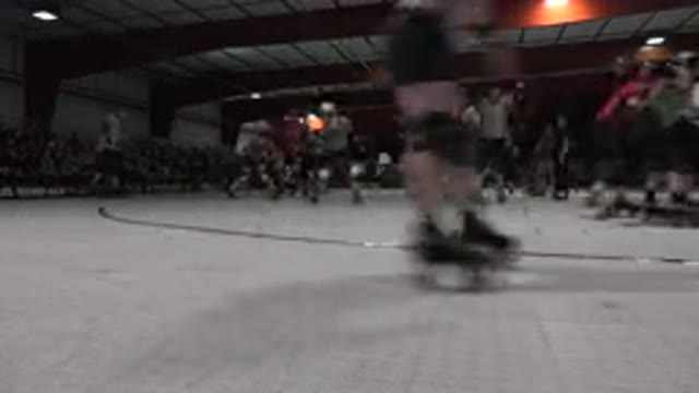 DENVER COLORADO-2015: Roller Skaters Rolling Around Having Lot Of Fun Every