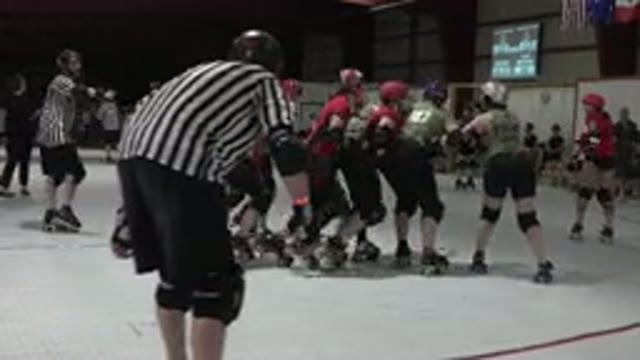 DENVER COLORADO-2015: Small Group Of Stadium Skaters Playing Some Game People In