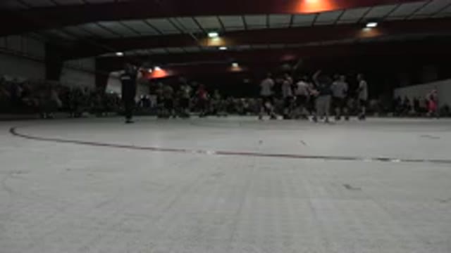 DENVER COLORADO-2015: Rollerblading Teams Before The Match
