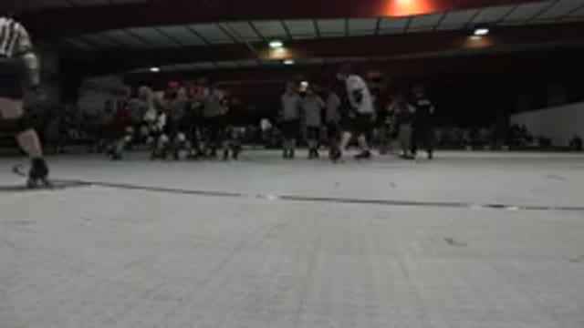DENVER COLORADO-2015: Lots Of People Playing Competitive Rollers Sport In A Field